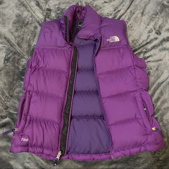 Coats | Purple North Face Vest | Poshmark